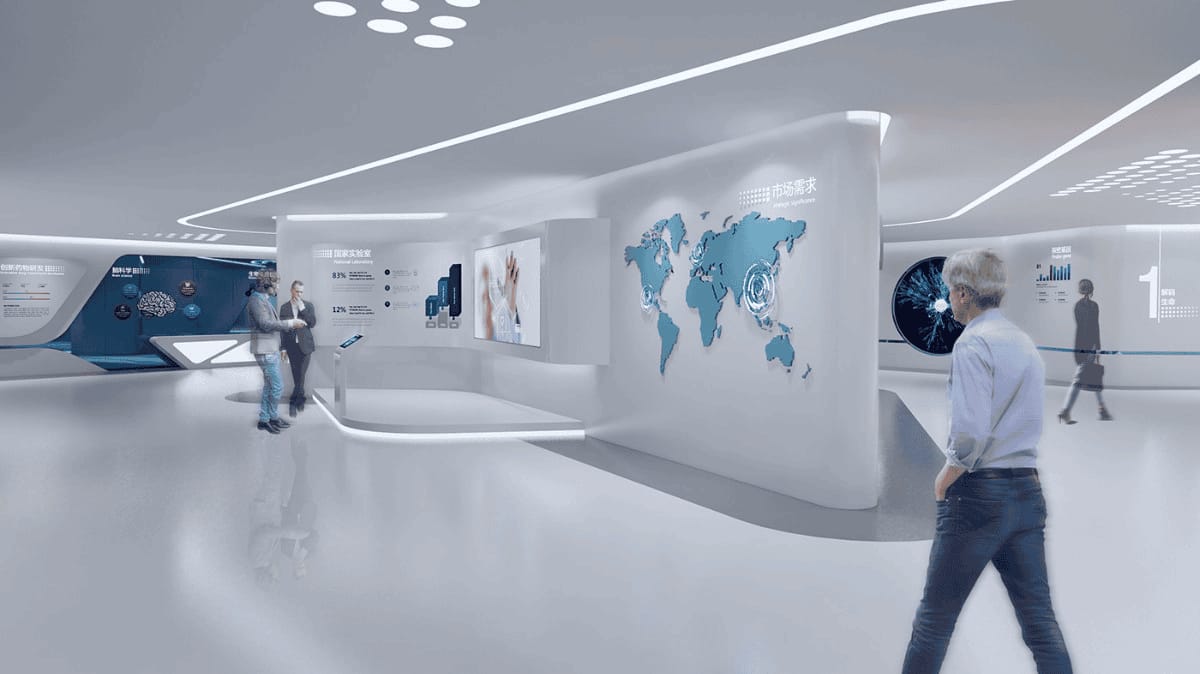 數(shù)字化生物傳感企業(yè)展示廳設(shè)計(jì)