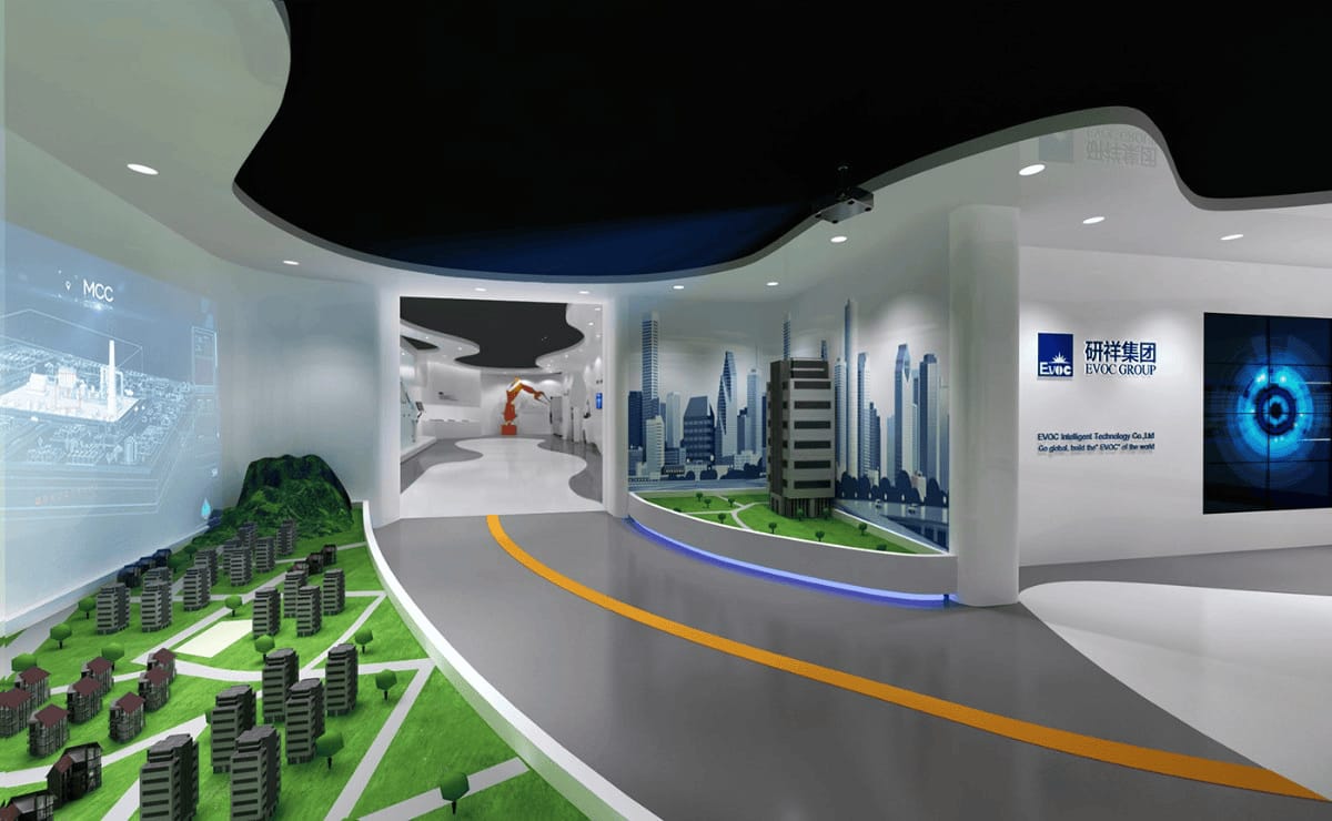 智能交通企業(yè)展廳設(shè)計