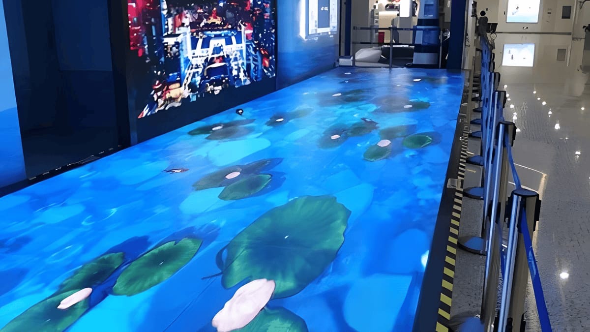 地面互動(dòng)投影系統(tǒng)-地面多媒體動(dòng)態(tài)互動(dòng)投影