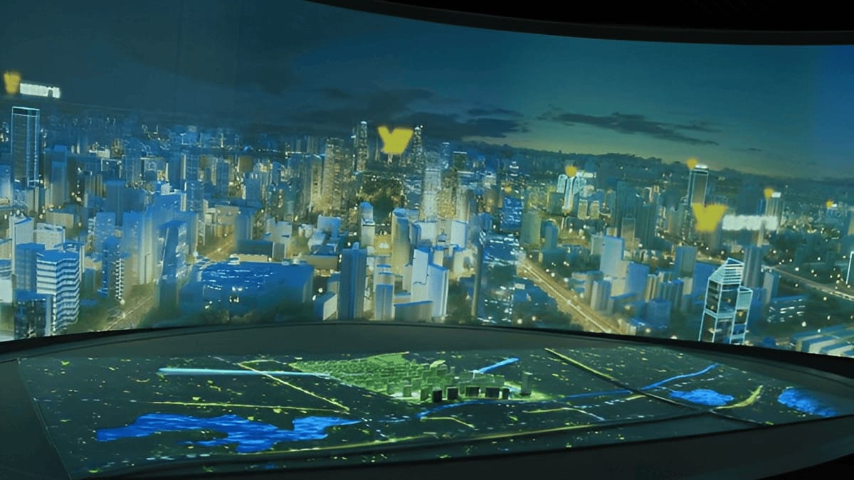 3d立體投影沙盤-互動(dòng)投影規(guī)劃電子沙盤